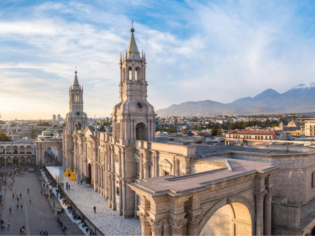 View of Plaza de Armas Arequipa