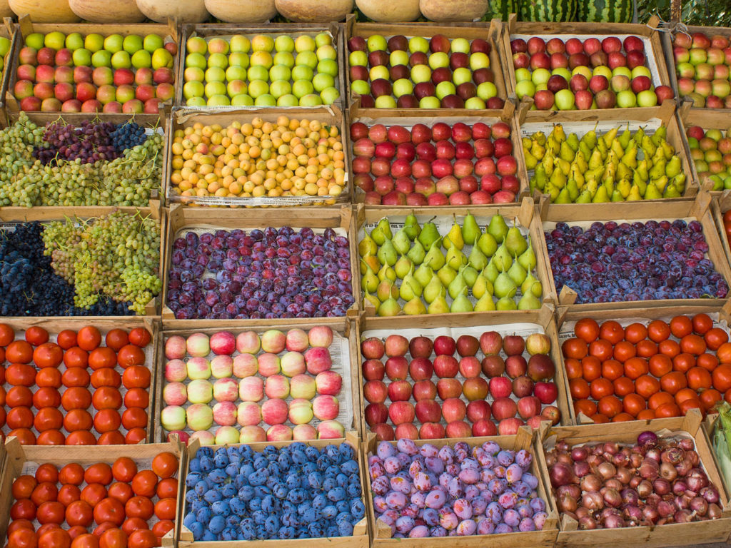Fruit Stall, Ararat Valley, Armenia