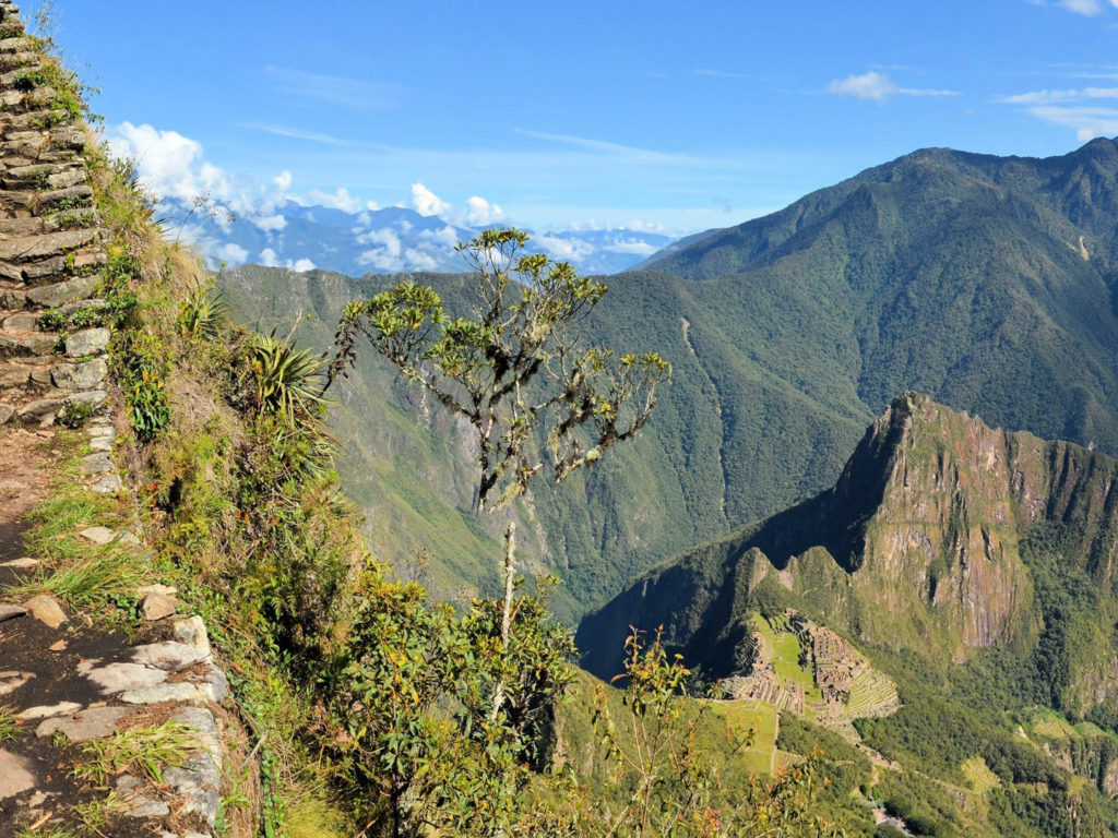 Inca Trail near Machu Picchu, Sacred Valley, Peru
