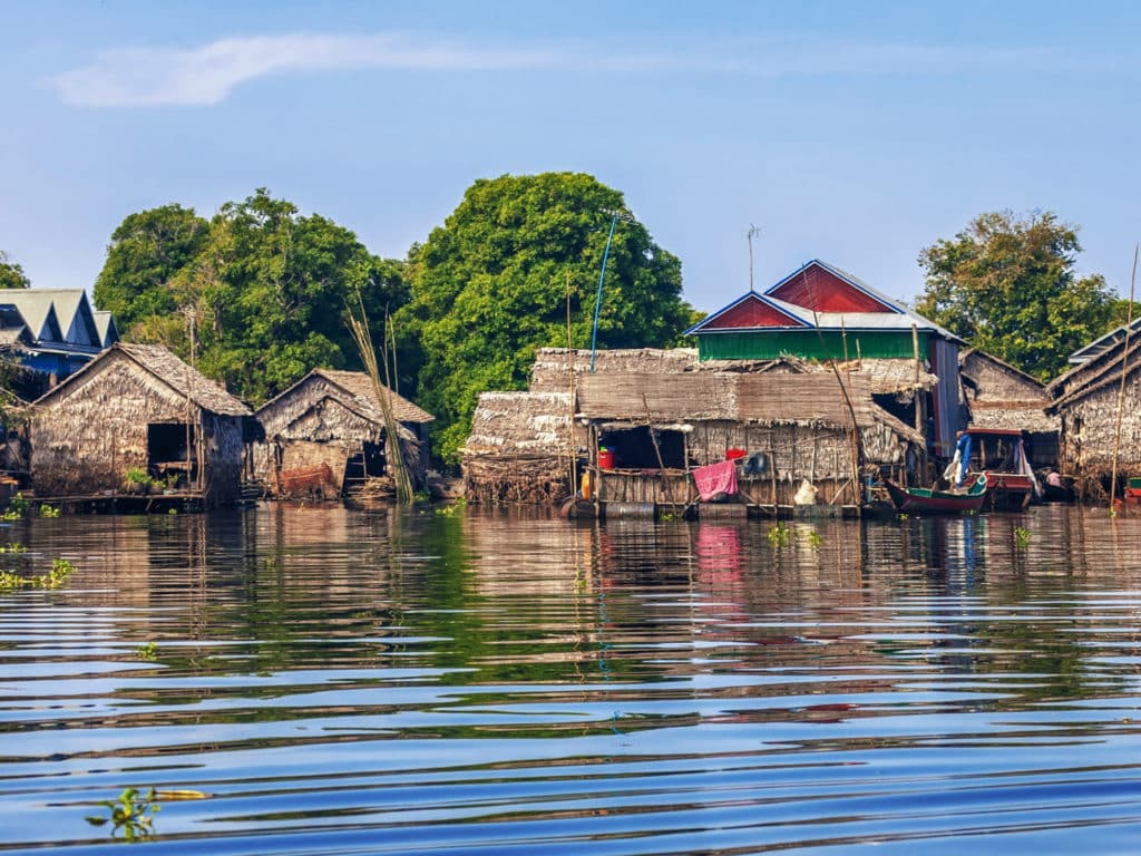 Village on the Water, Tonle Sap Lake, Cambodia