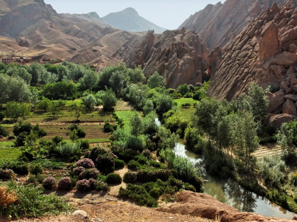 Rural landscape, Atlas Mountains, Morocco