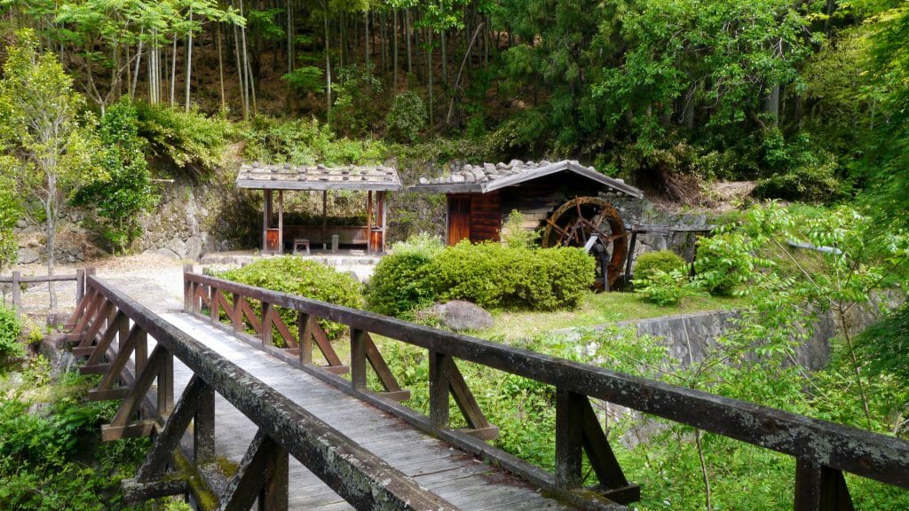 A bridge along the Nakasendo Trail