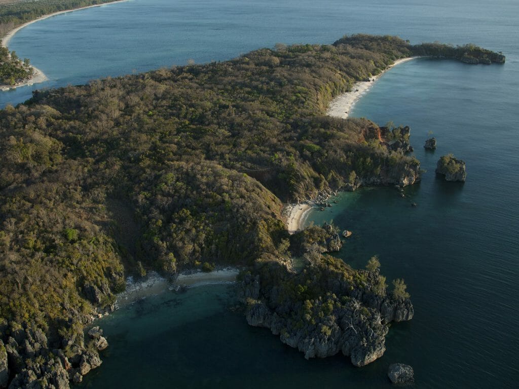 Aerial view, Anjajavy, Madagascar