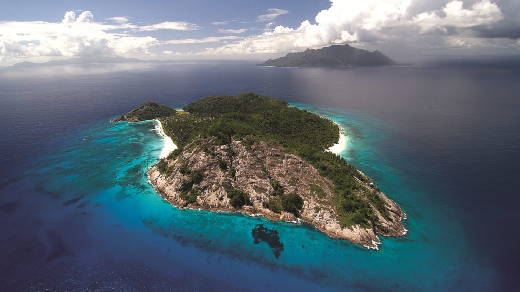 Aerial View, North Island, Seychelles