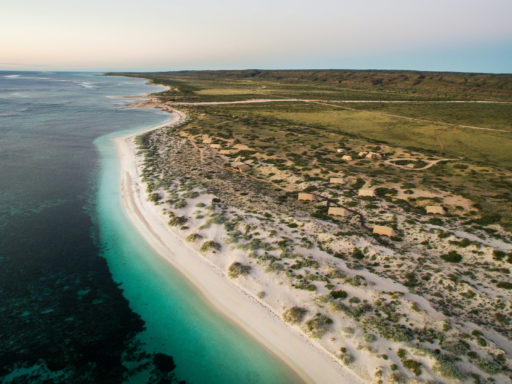 Aerial View of Sal Salis, Exmouth, Ningaloo Reef, Western Australia