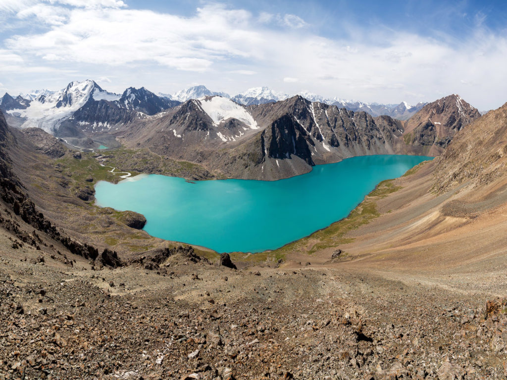Alakol Lake, Altyn Arashan, Kyrgyzstan