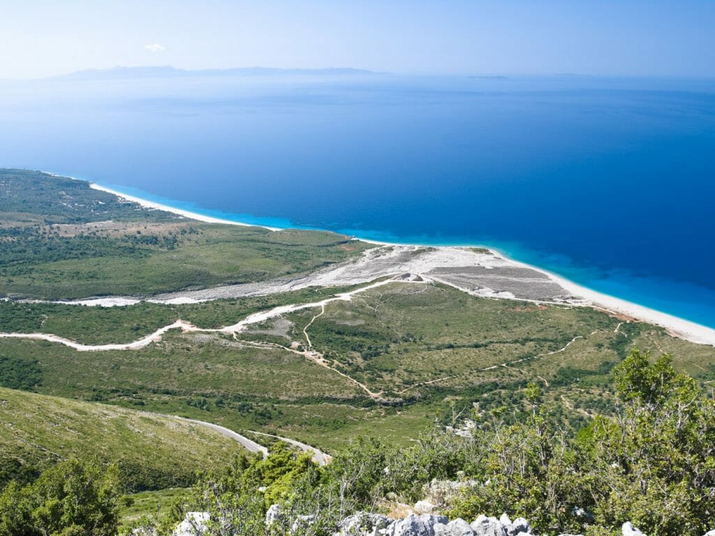 Albania Coastline near Llogara Pass, Albania