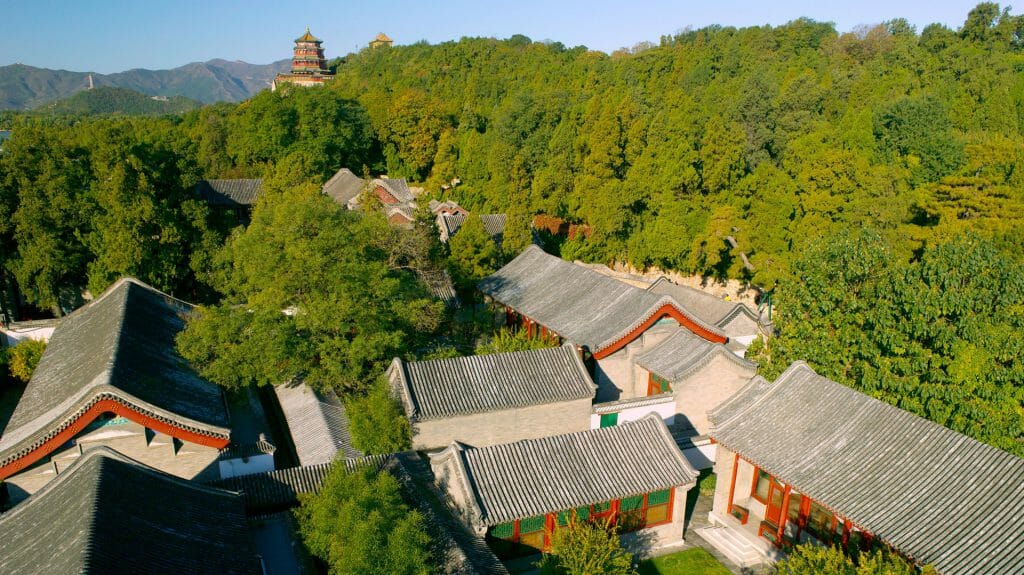 Aman at Summer Palace, Aerial View, Beijing, China