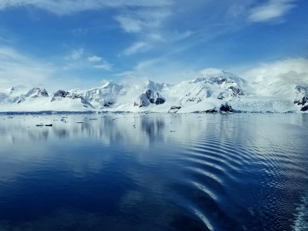 Antarctica view from ship, Antarctic expedition