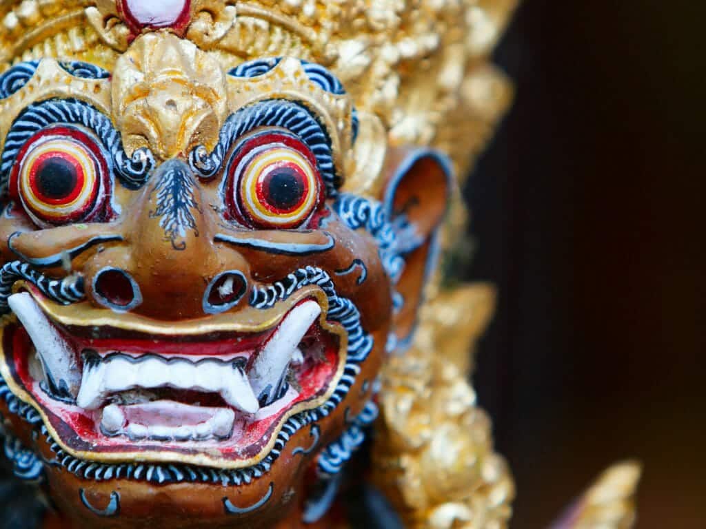 Balinese God Statue, Bali, Indonesia