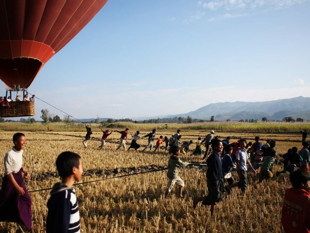 Balloons over Bagan, Inle Lake, Myanmar