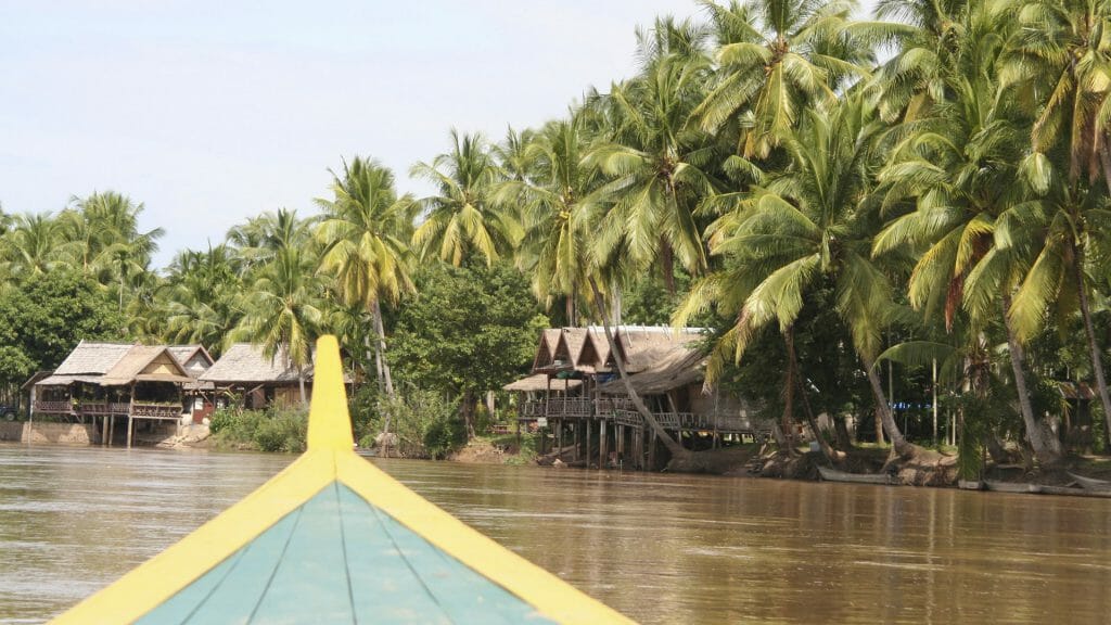 Boat Bow, Mekong River, Laos