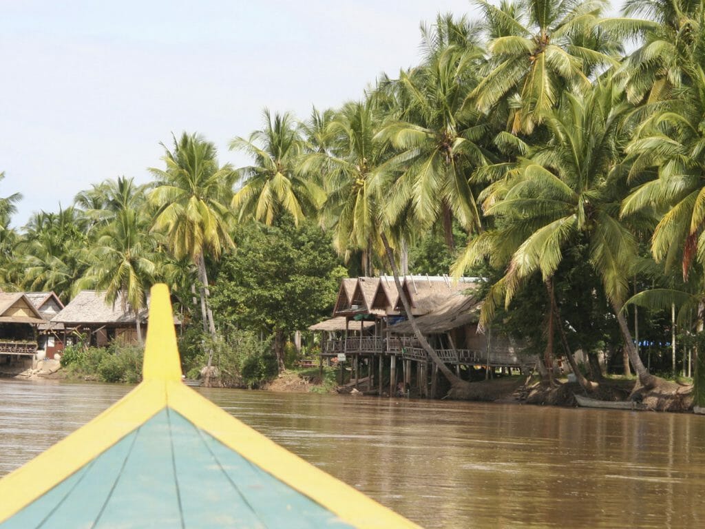 Boat Bow, Mekong River, Laos