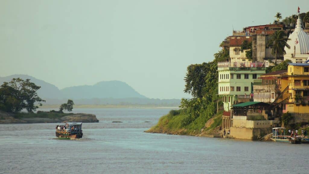 Brahmaputra River scene, India