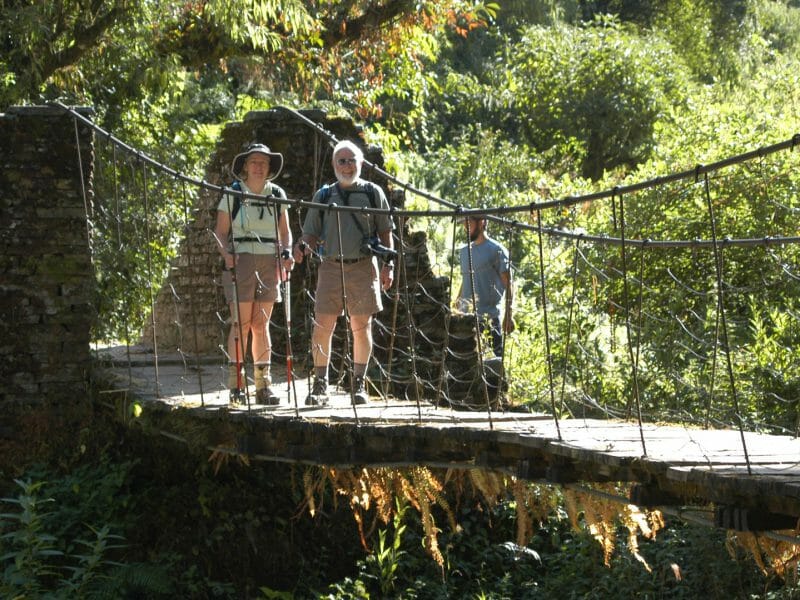 Bridge, Trek, Annapurna, Nepal