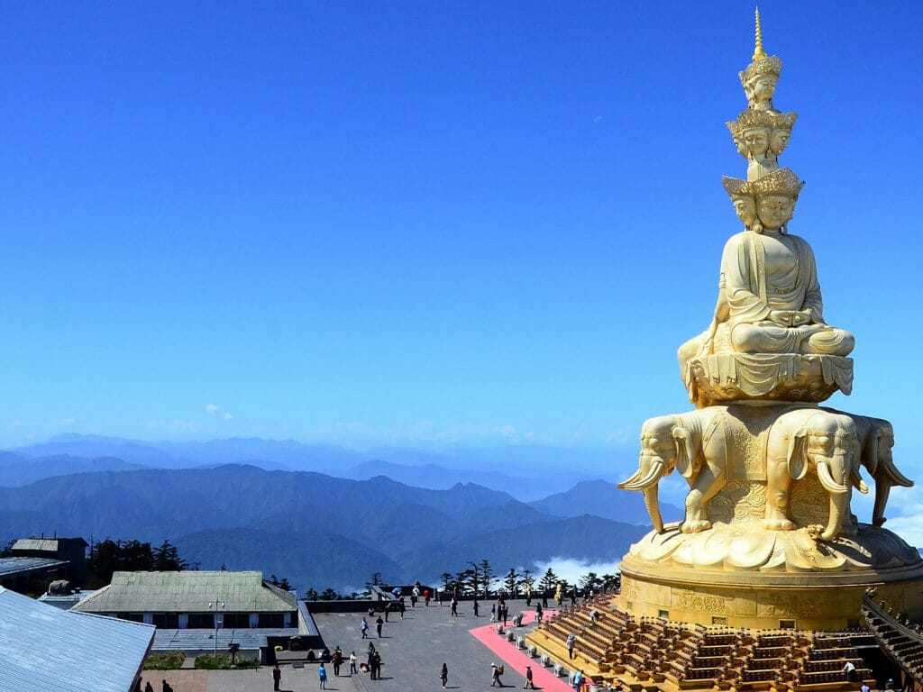 Buddha on Mt Emei, Sichuan