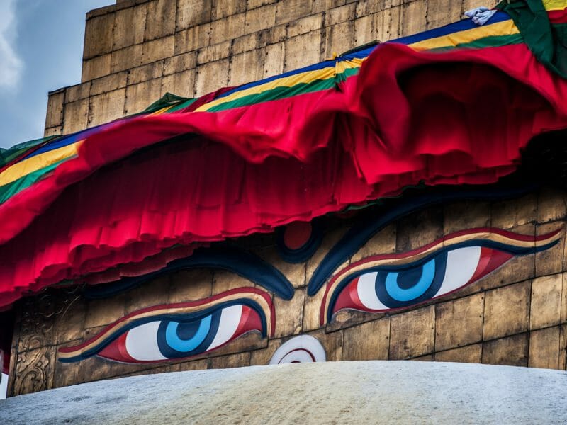 Buddha Wisdom Eyes, Kathmandu, Nepal