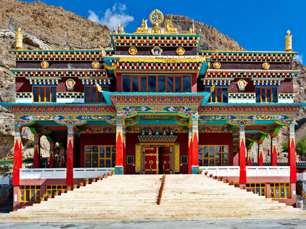 Buddhist Monastery, Spiti Valley, Kaza, Himachal Pradesh, India