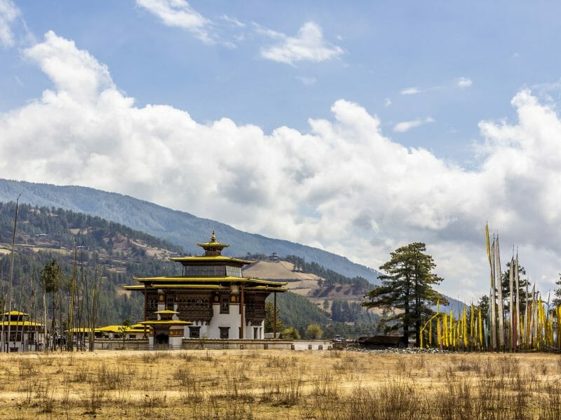 Buddhist Temple, Bumthang, Bhutan