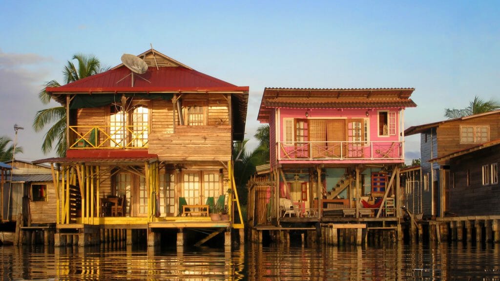 Caribbean Houses, Bocas del Toro, Panama