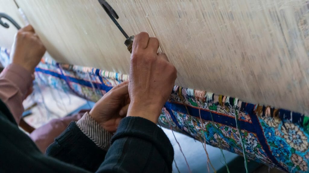 Carpet Maker, Kashmir, India