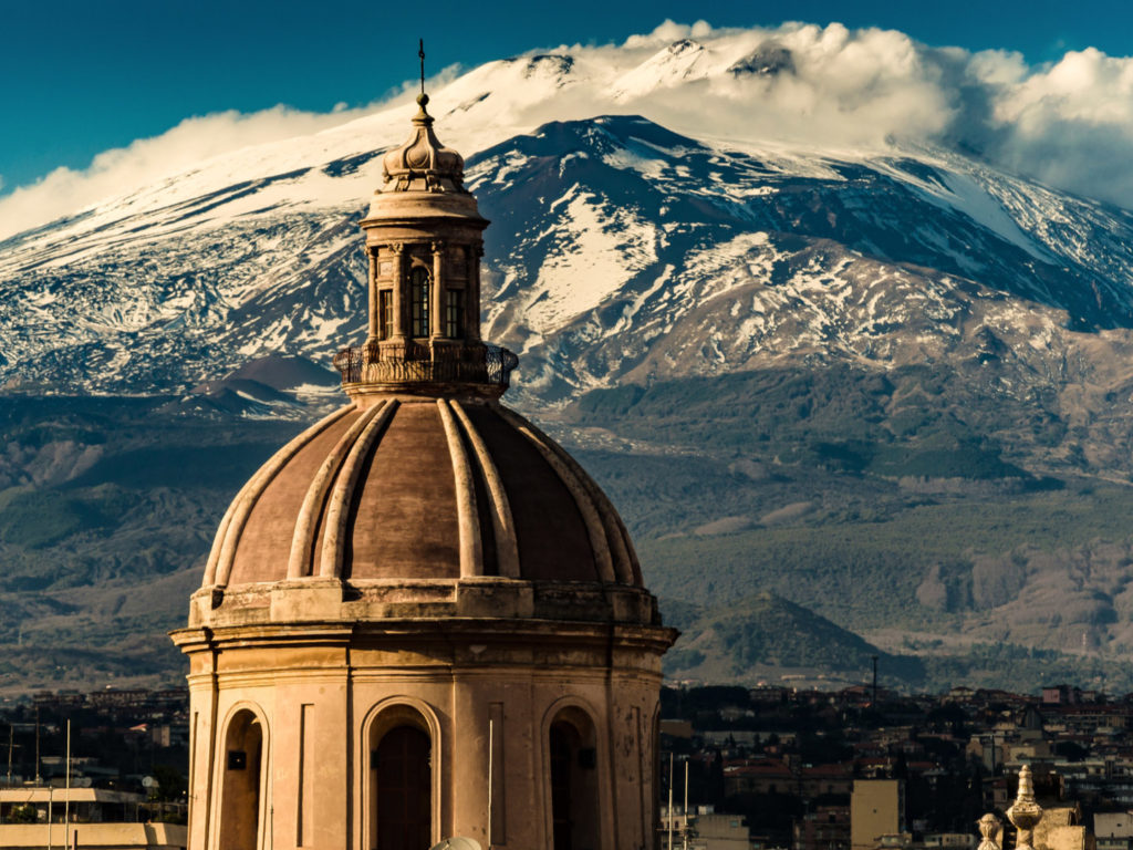 Catania and Volcano Etna, Sicily, Italy
