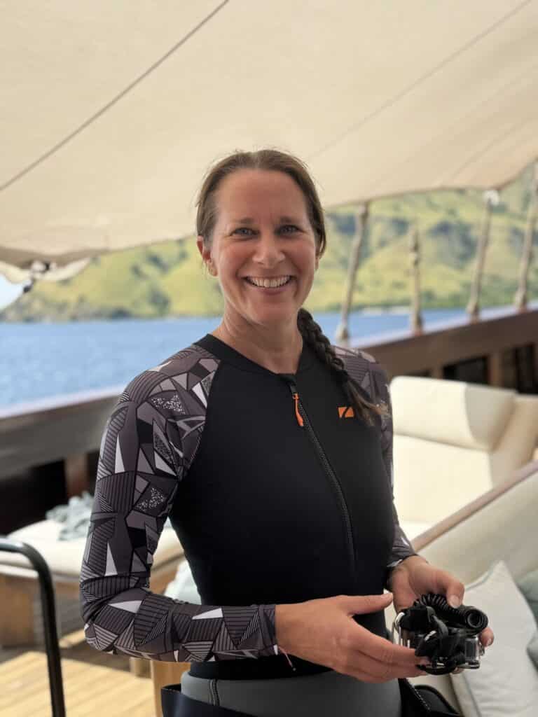 Clare Diving in Indonesia