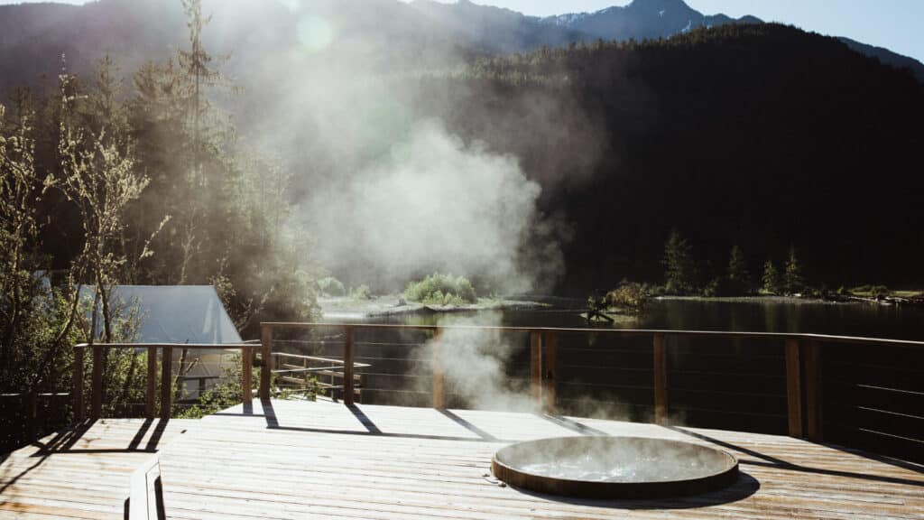 Clayoquot Wilderness Resort, Hot Tub, Vancouver Island, Canada