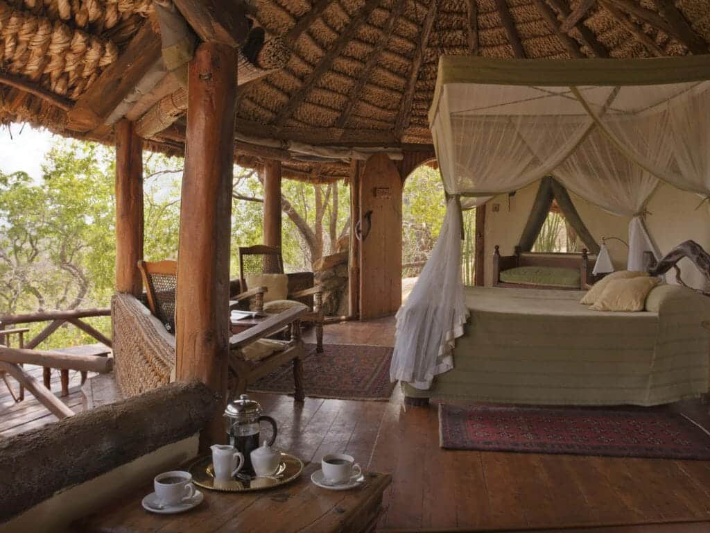 Cottage Room, Elsa's Kopje, Meru, Kenya