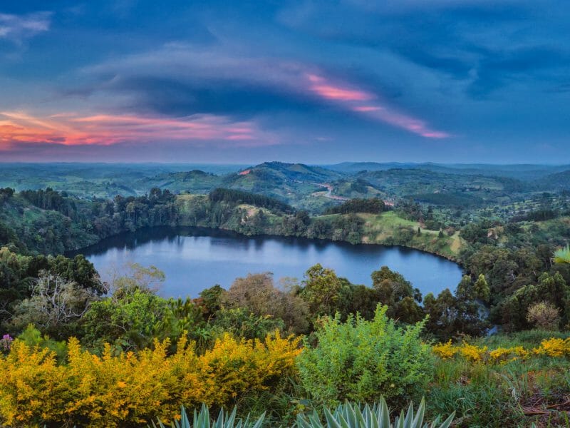 Crater Lake, Kibale, Uganda