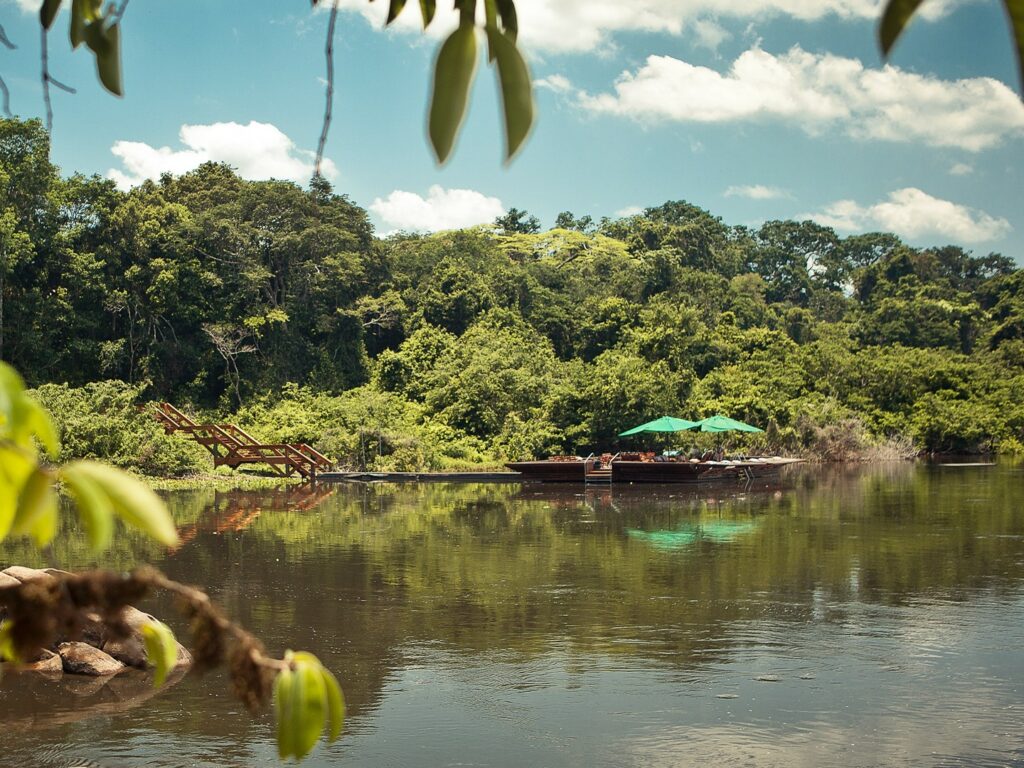 View onto river, Cristalino Lodge, Brazil