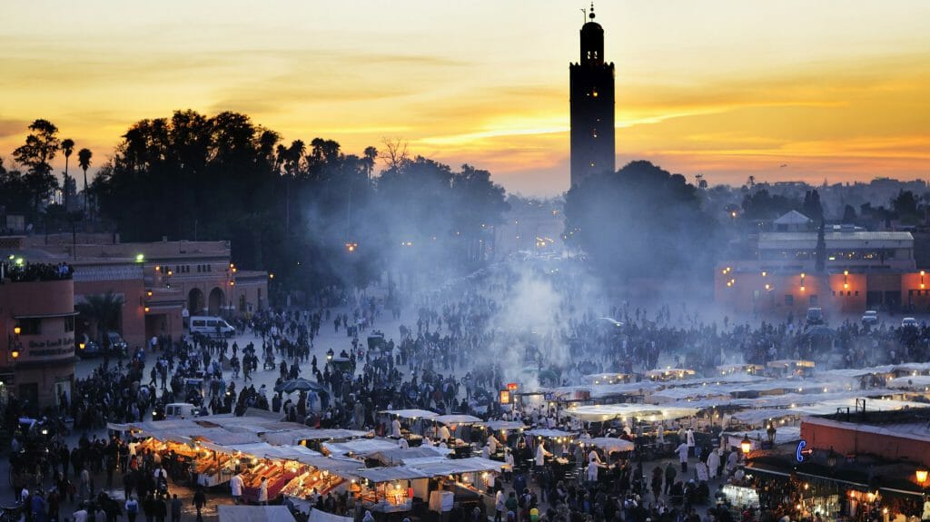 Djemma el Fna, Market Square, Marrakesh, Morocco