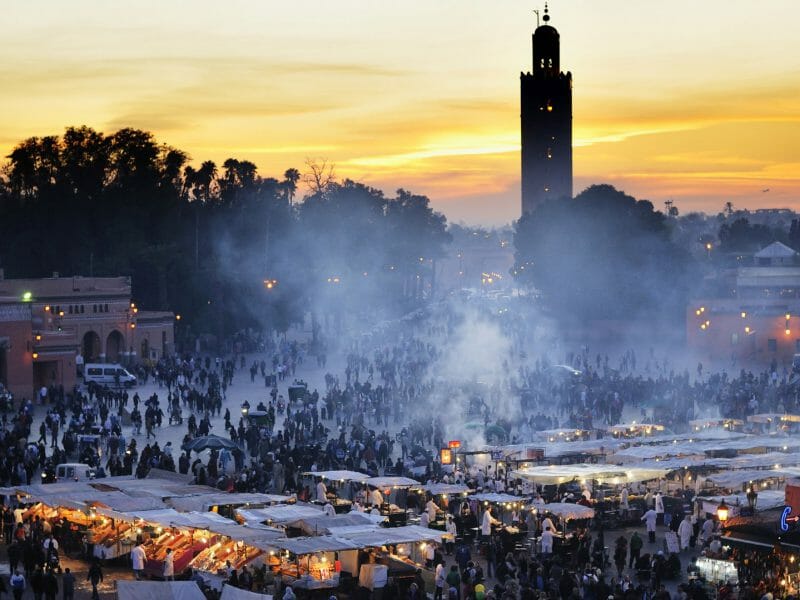 Djemma el Fna, Market Square, Marrakesh, Morocco