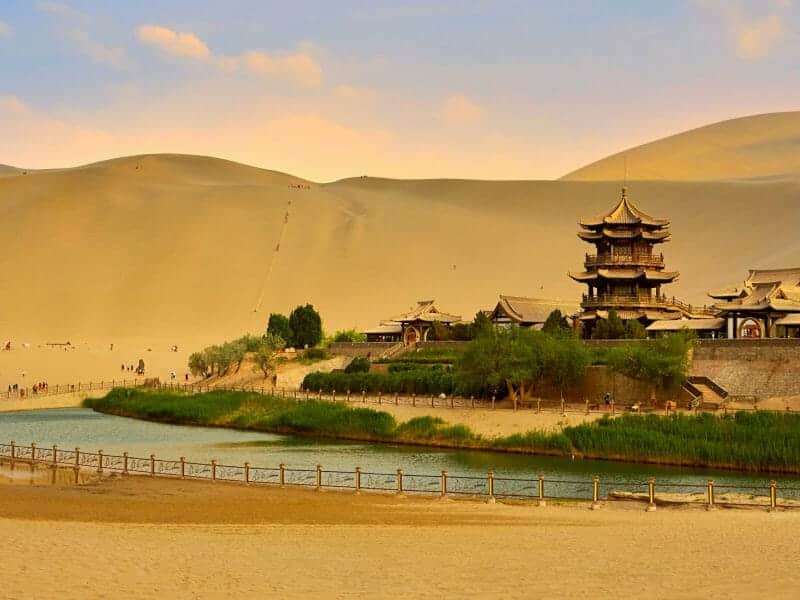 Dunhuang Crescent Moon Spring, Gansu, China