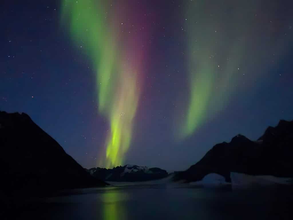 East Greenland Northern Lights, Photographed by Ida Olsson