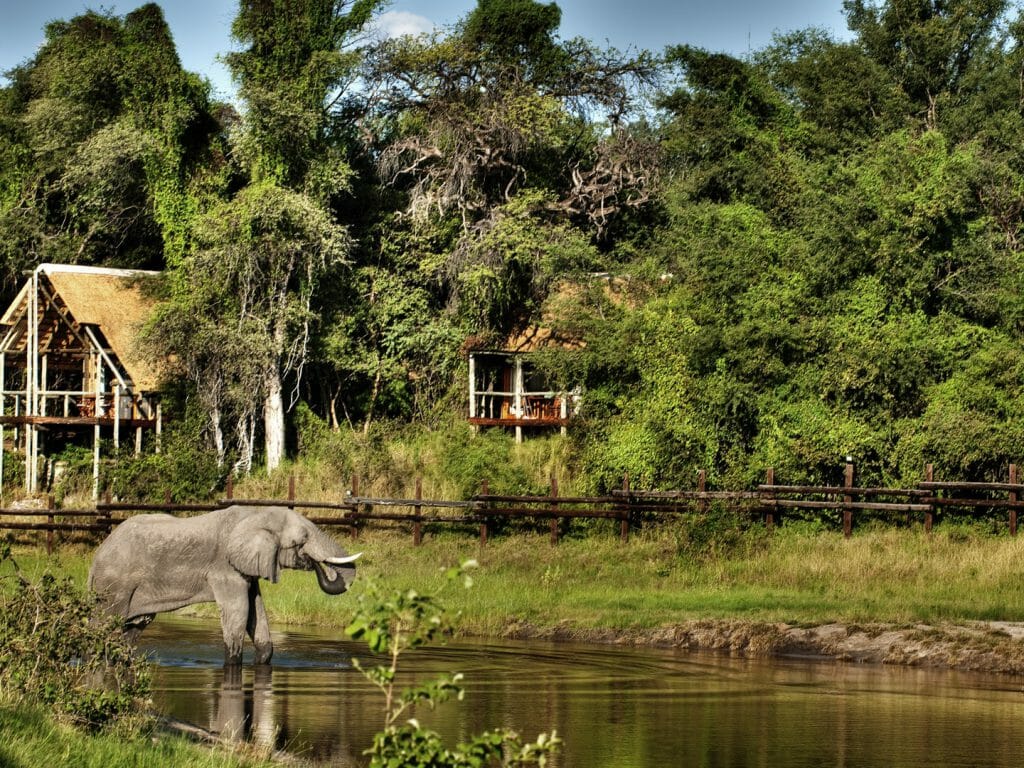 Exterior of Lodge, Savute Safari Lodge, Savuti, Botswana