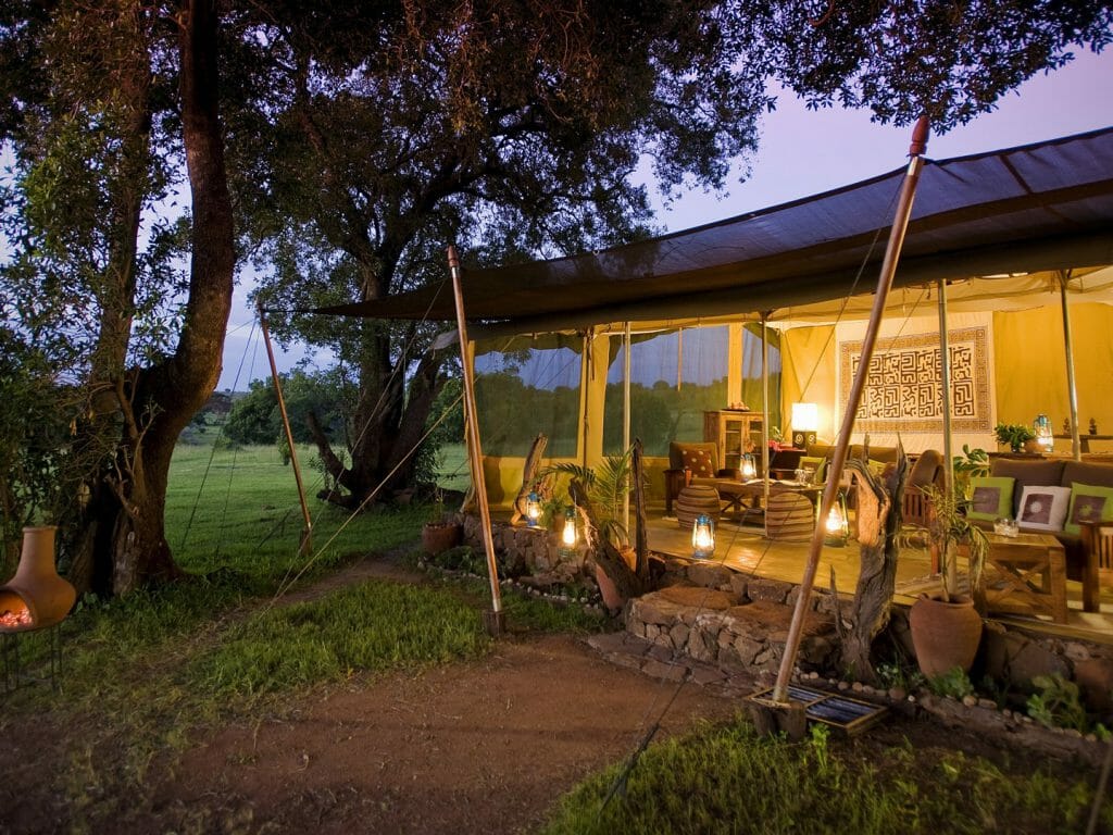 Exterior of Main Lounge Tent, Kicheche Mara Camp, Masai Mara, Kenya