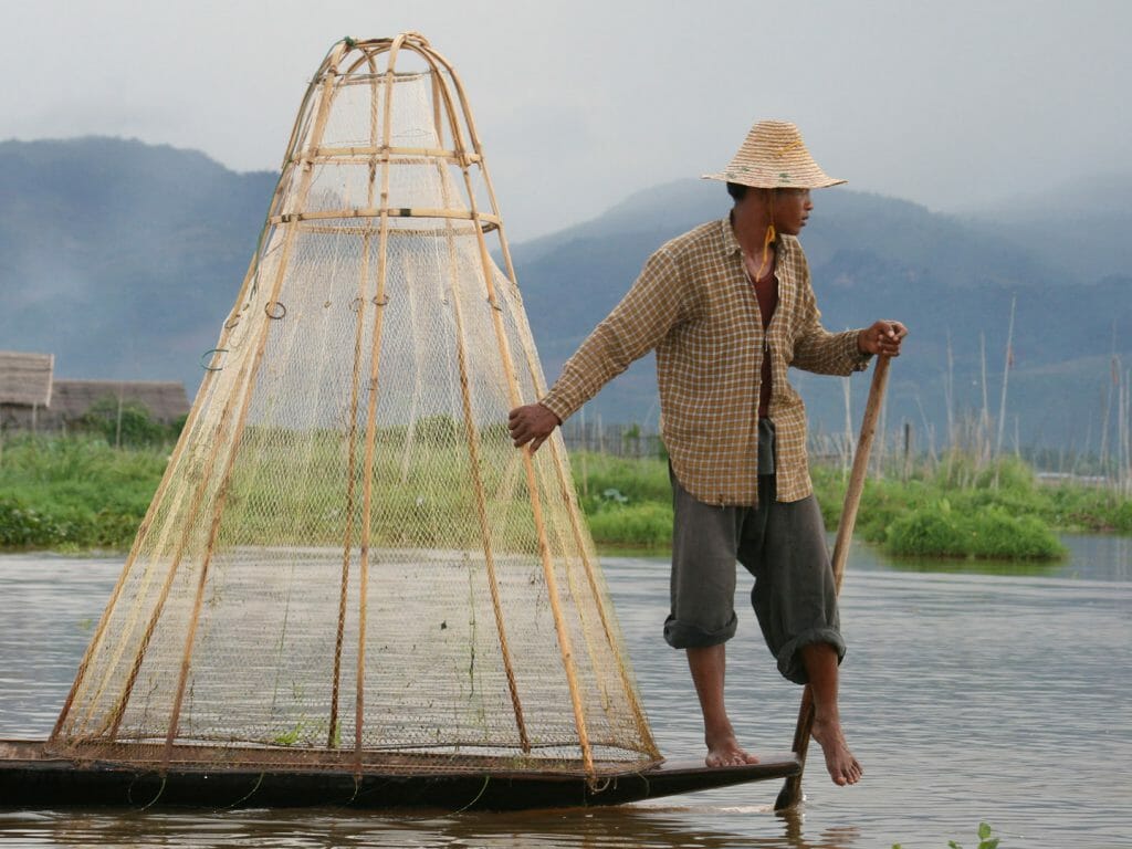 Fisherman, Inle Lake, Myanmar