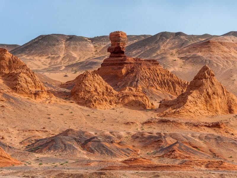 Desert view, Flaming Cliffs, Gobi Desert, Mongolia