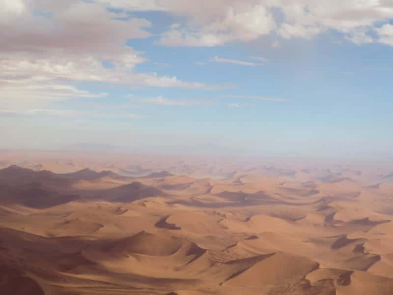 Flight over Dunes, Sossusvlei, Namibia