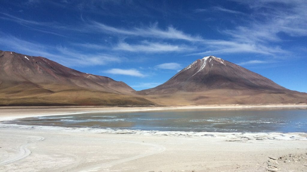 Frozen Laguna Verde, Eduardo Avaroa Andean Fauna National Reserve, Southern Deserts, Bolivia