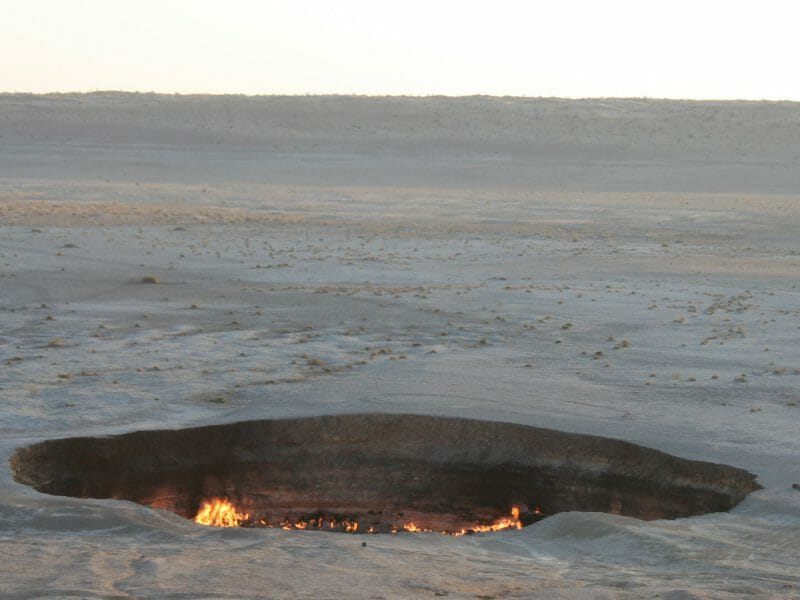 Gas Crater, Darvaza, Karakum Desert, Turkmenistan