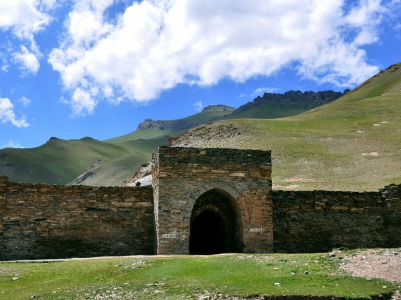 Gateway to Caravanserai, Tash Rabat, Kyrgyzstan