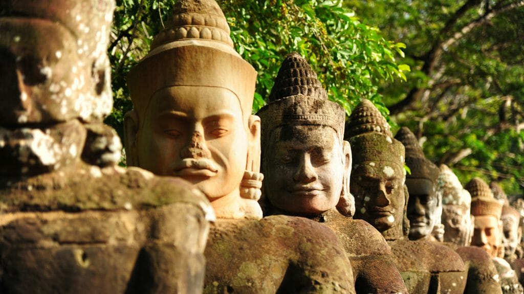 Giants, Gate Of Angkor Thom, Cambodia
