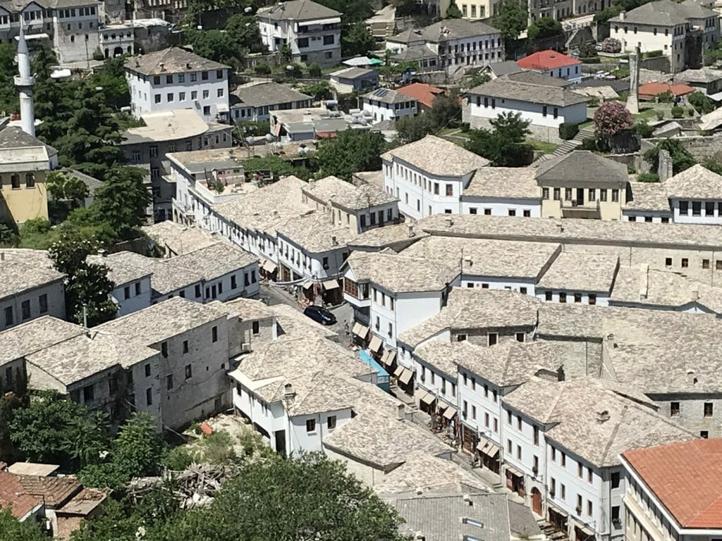 Gjirokastra roofs