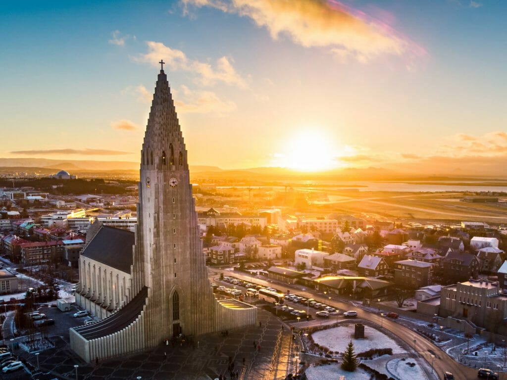 Hallgrimskirkja Cathedral, Reykjavik, Iceland