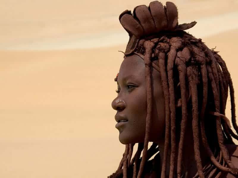 Himba Lady, Serra Cafema, Skeleton Coast, Namibia