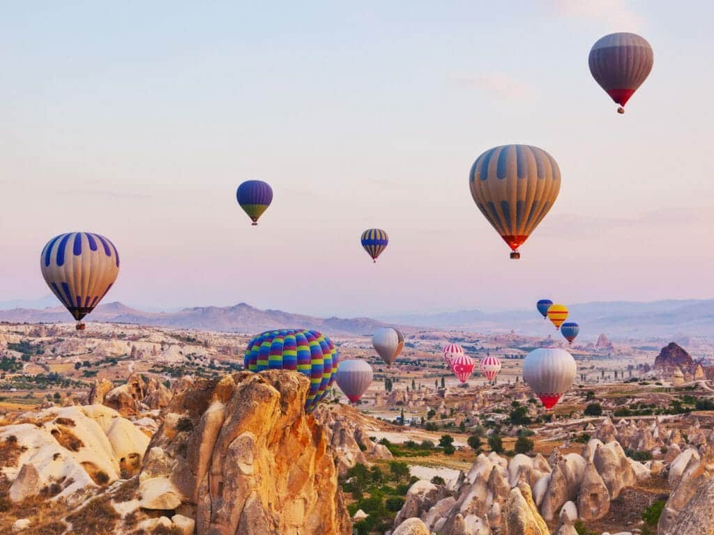 Hot Air Balloons, Cappadocia, Turkey