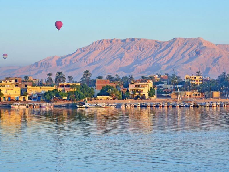 Hot air balloons, Luxor, Egypt
