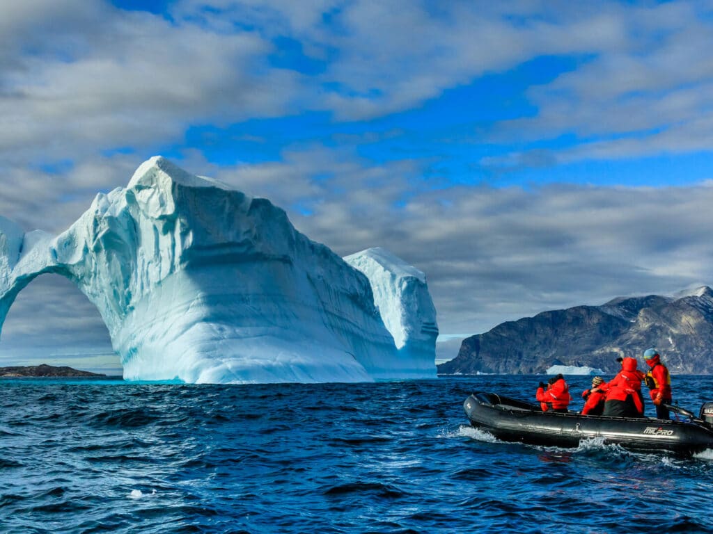 Iceberg Zodiac Tour, Greenland, Photographed by Ralph Lee Hopkins